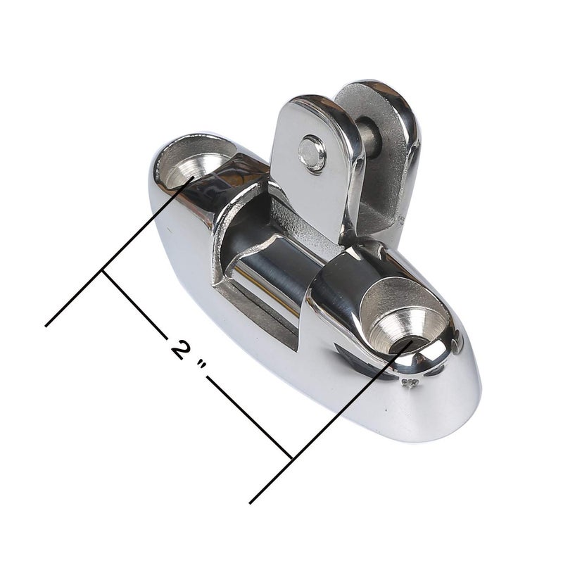 MX Deck Hinge Swivel Mount Stainless,Bimini Side Mount Quick Release 2pcs - Image 3